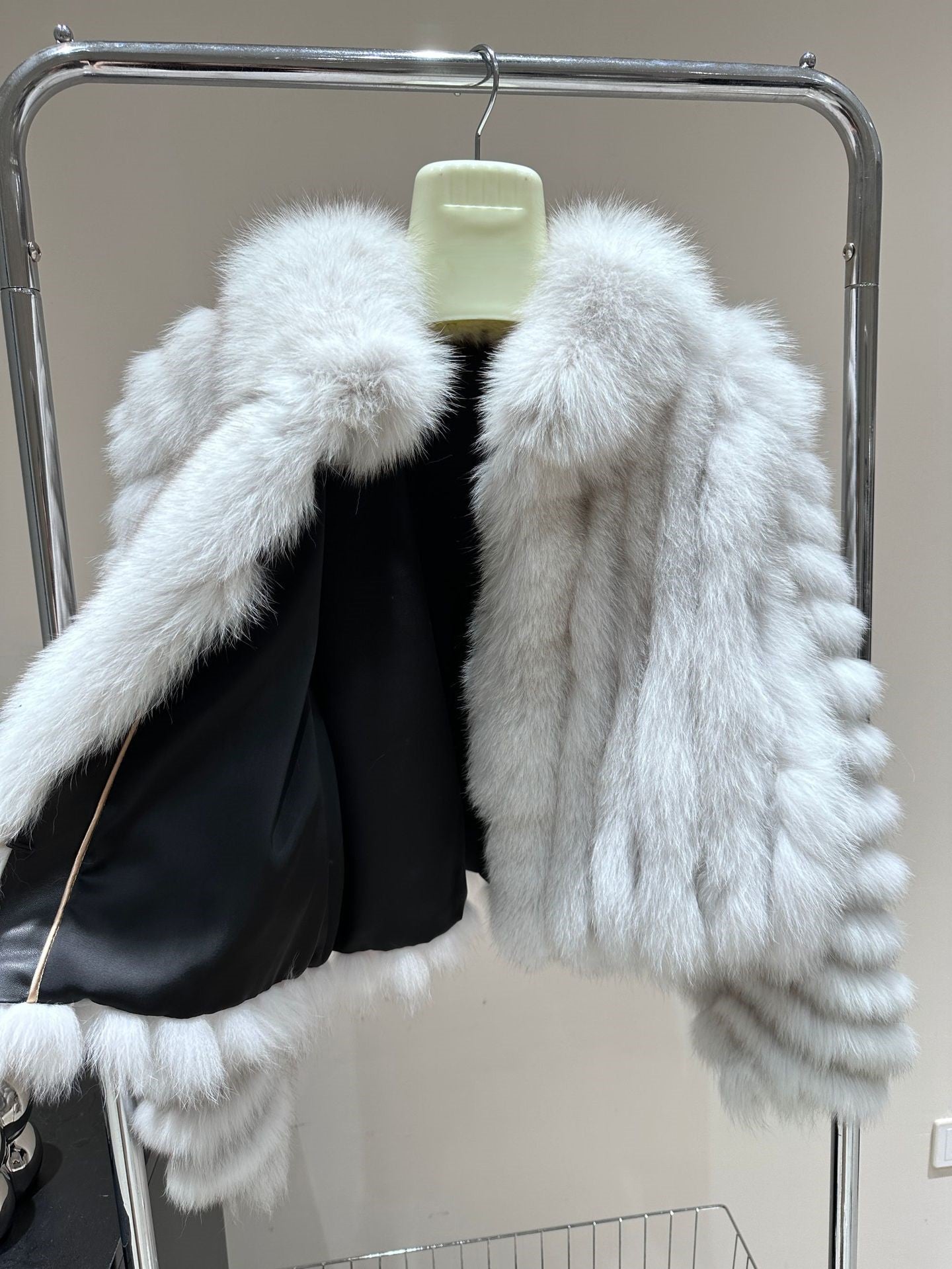 Fox fur coat