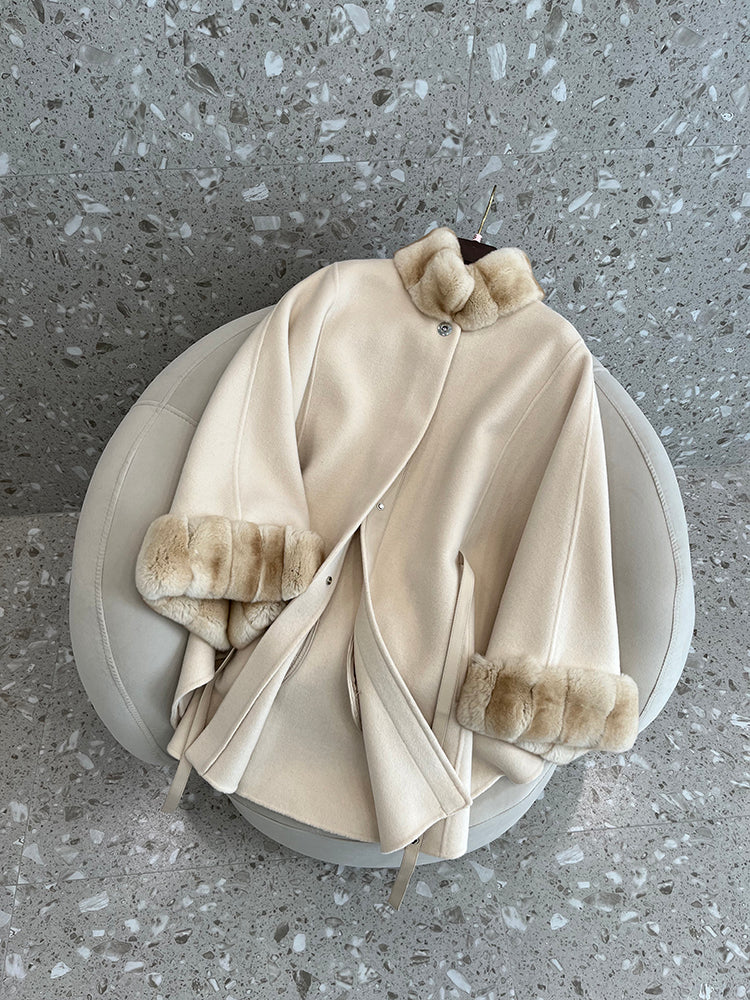 Cashmere Cape Rabbit Fur