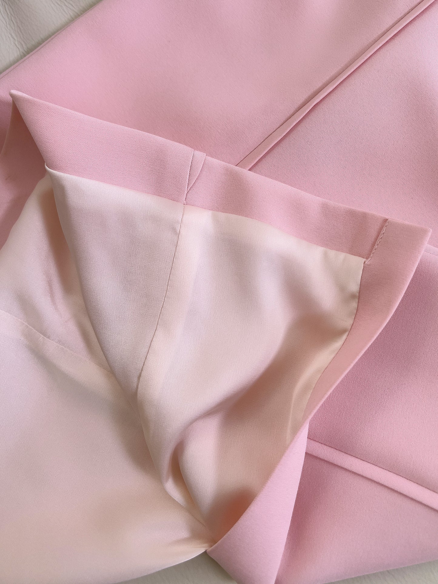 Pink bow waist slimming long dress, high-end suspender dress
