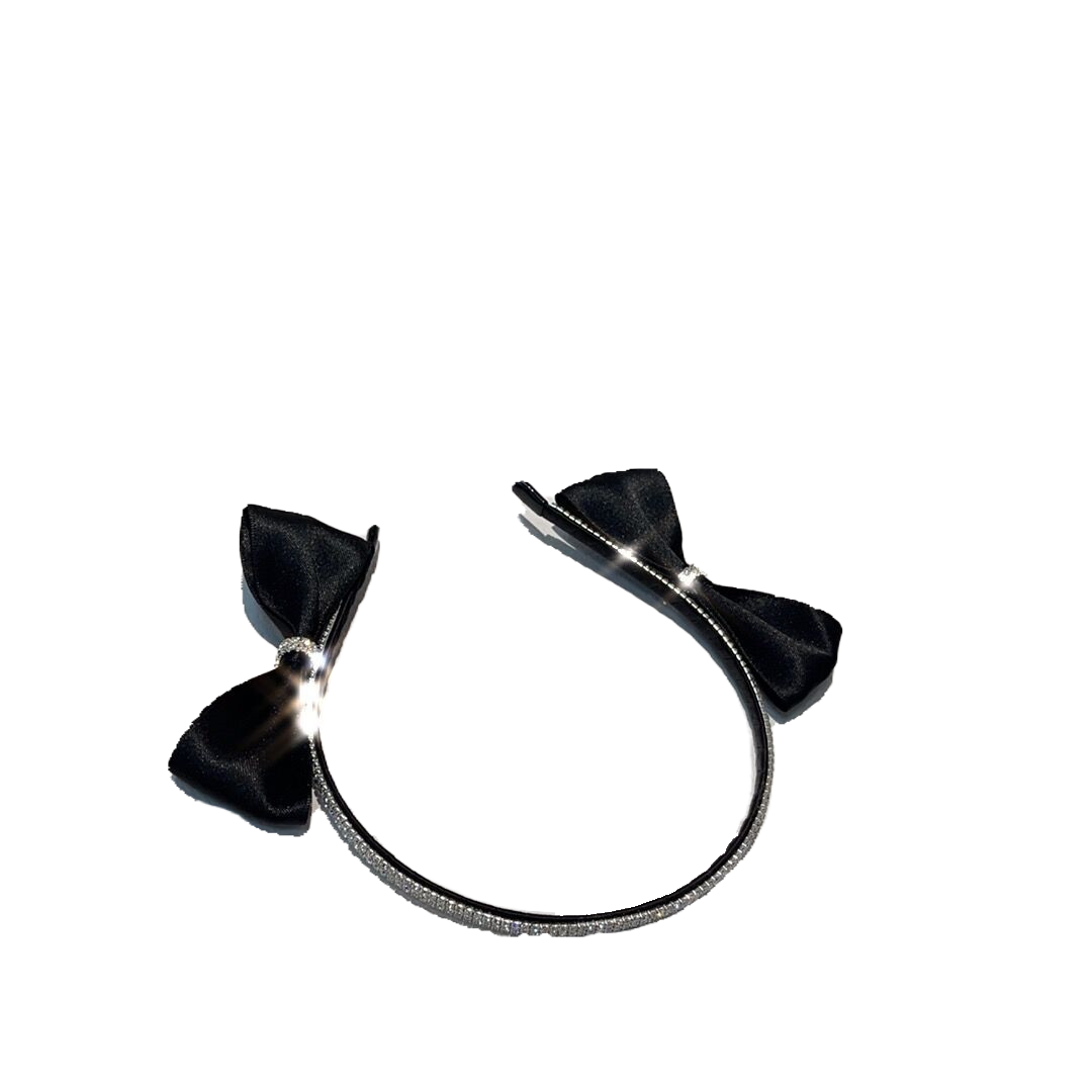 Japanese and Korean style fabric diamond bow simple headband