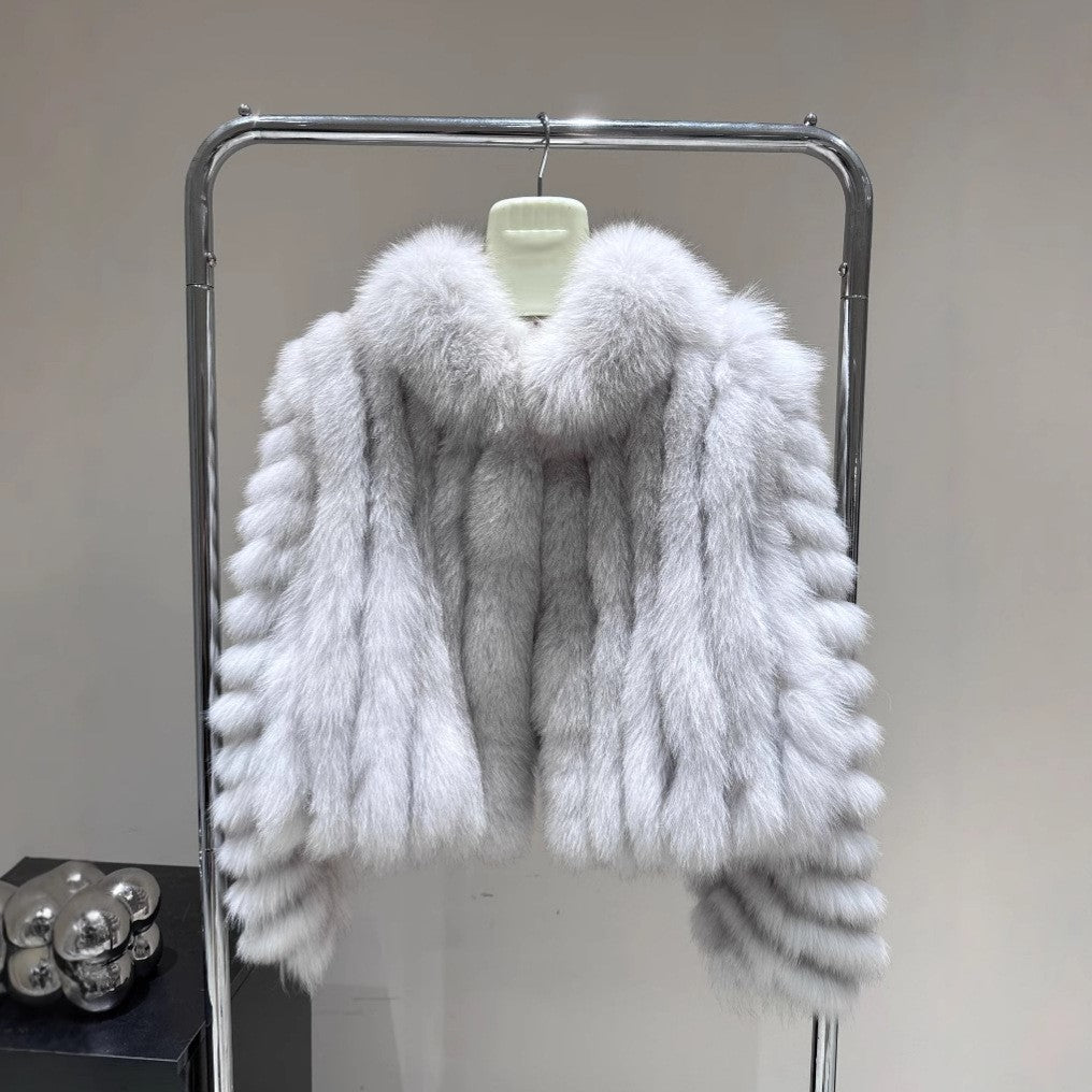 Fox fur coat