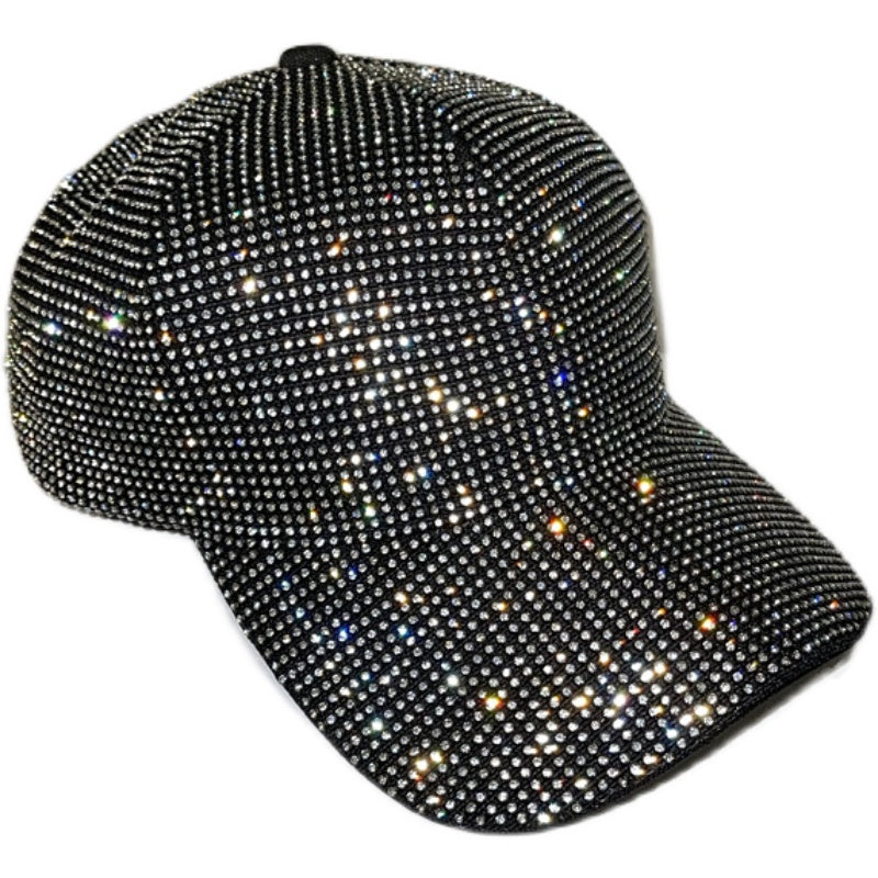 Versatile and stylish diamond-encrusted sunhat