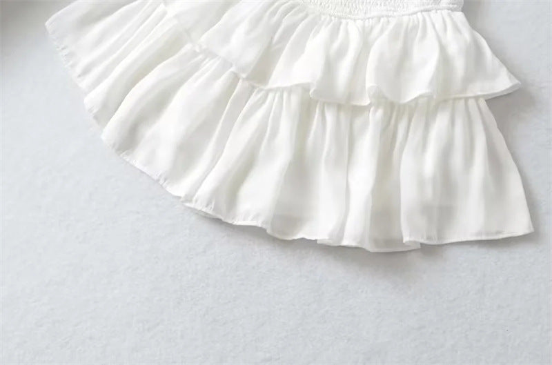 Sexy ballet girl style cake mini skirt