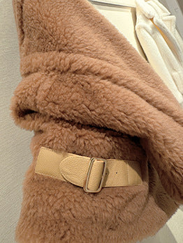 Biker Teddy Bear Alpaca Fur Jacket