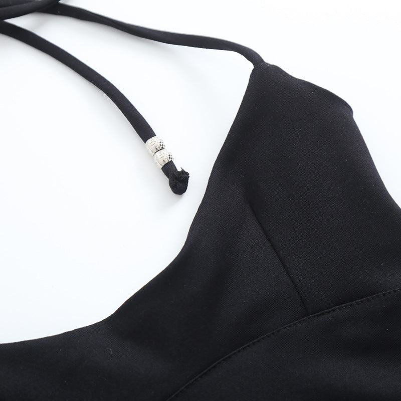 Hot girl halter neck camisole