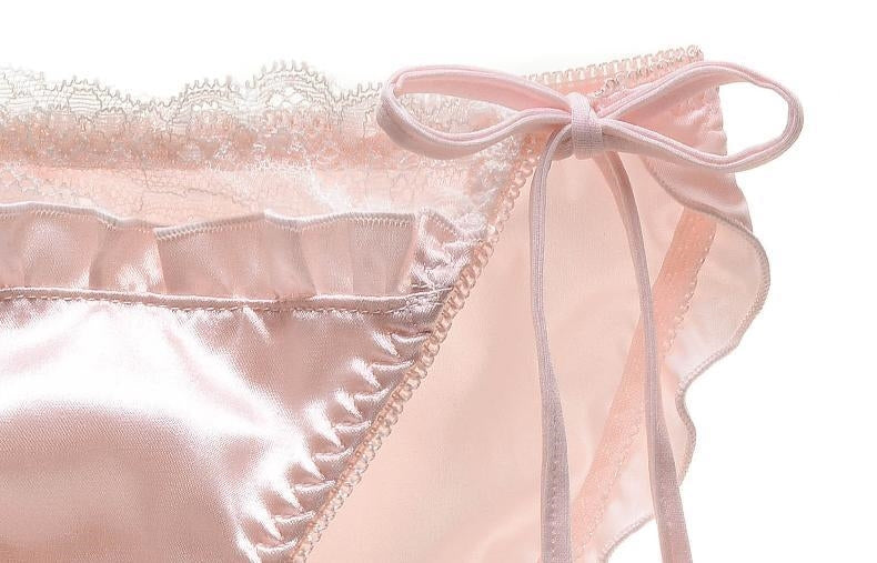 Lace lolita low waist sexy strappy briefs