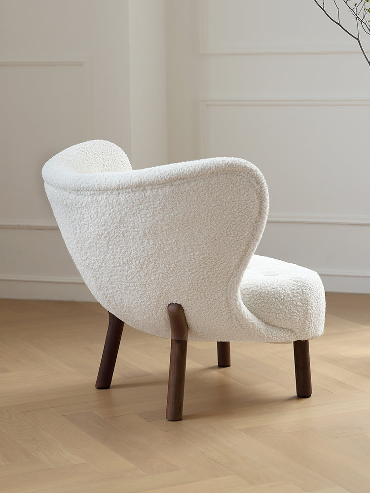Nordic single sofa chair living room sherpa leisure chair designer modern simple lazy chair