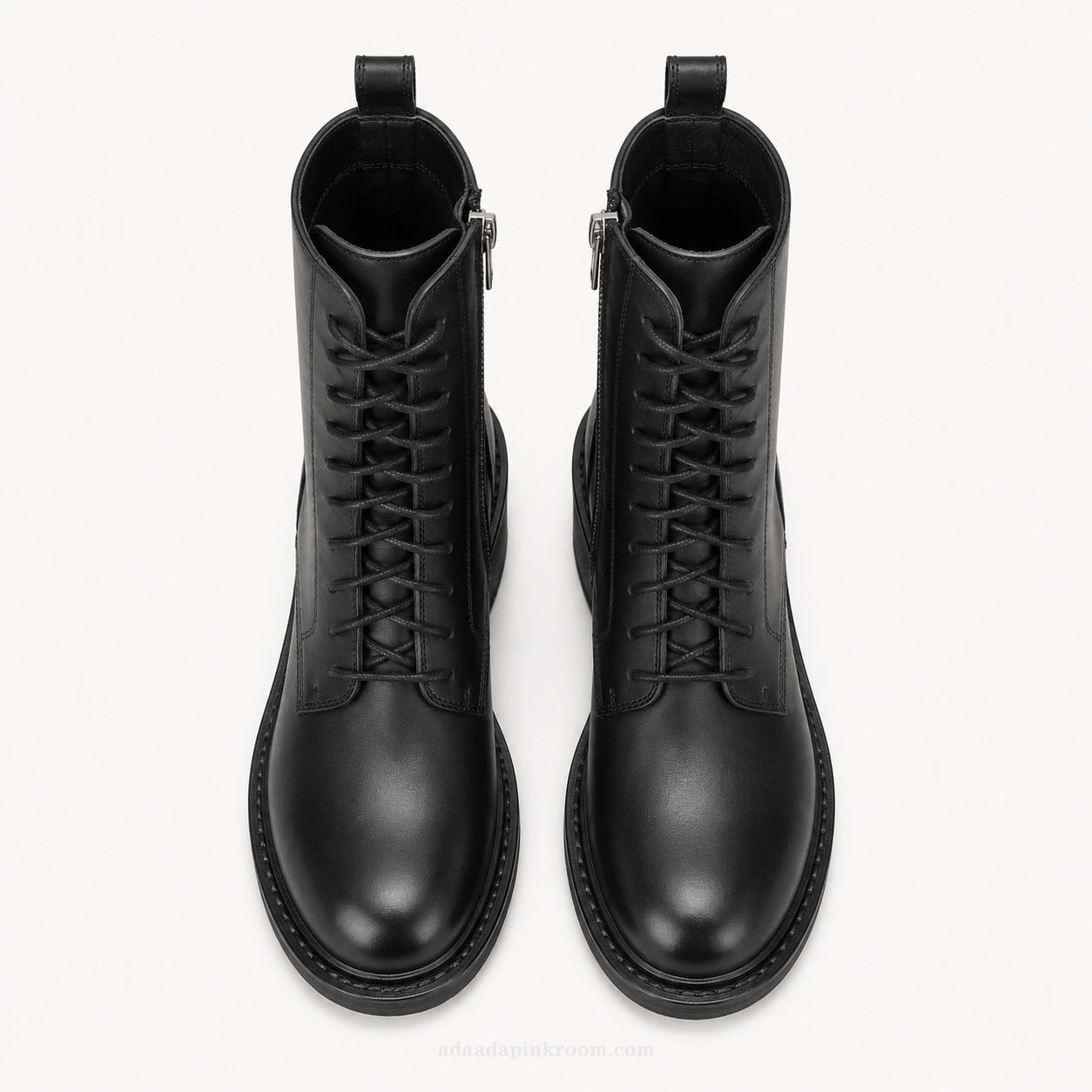 Lace-Up Knee-High Boots