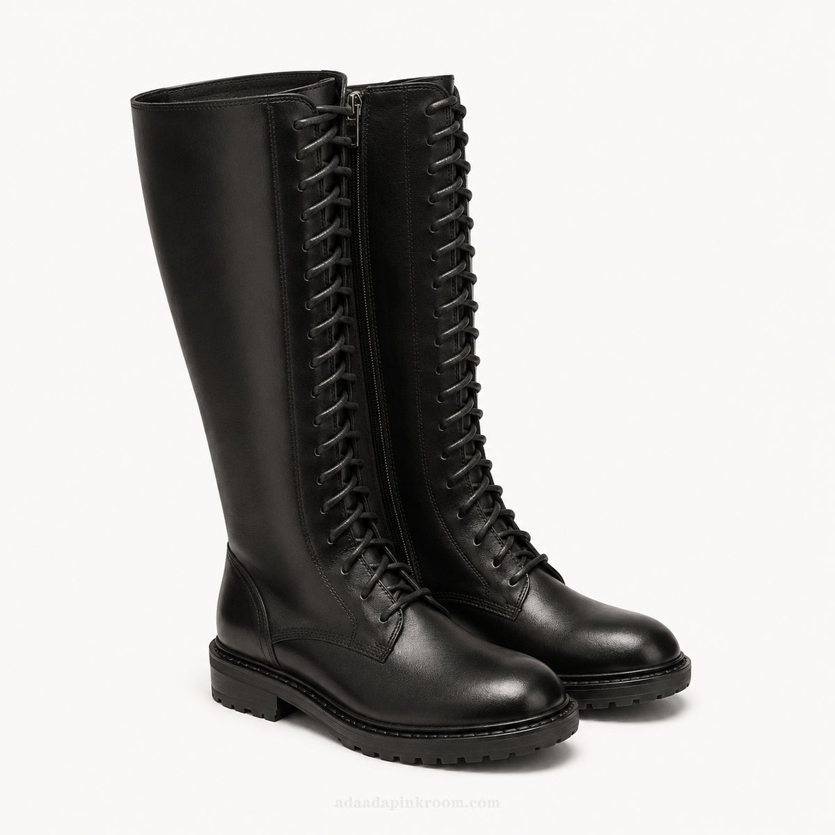 Lace-Up Ankle Boots