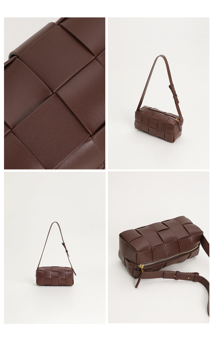 Genuine Leather Mini Crossbody Handbag