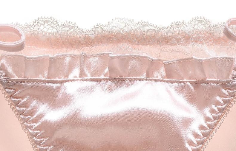 Lace lolita low waist sexy strappy briefs