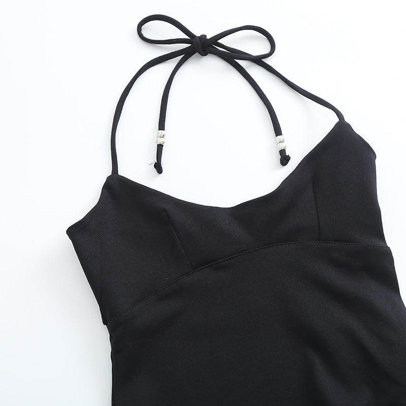 Hot girl halter neck camisole