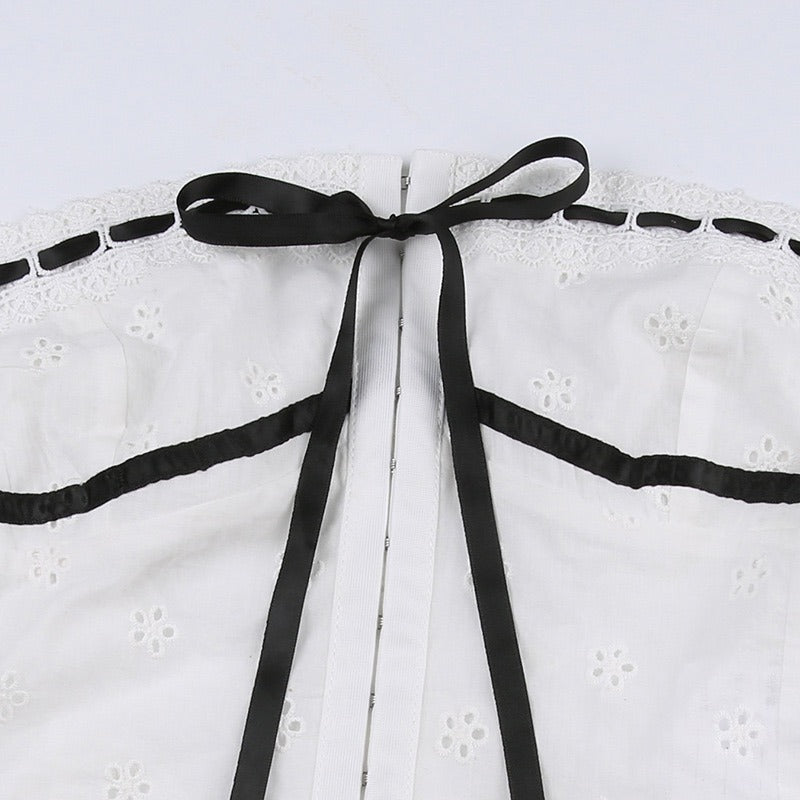 Jacquard tube top