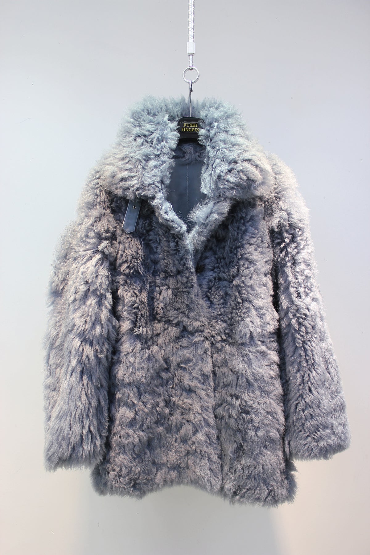 Spanish Tuscan sheepskin one-piece lapel jacket