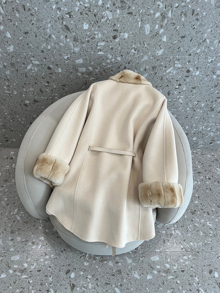 Cashmere Cape Rabbit Fur