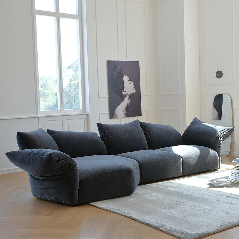 Italian minimalist petal sofa designer creative special-shaped modular sofa corner fabric sofa