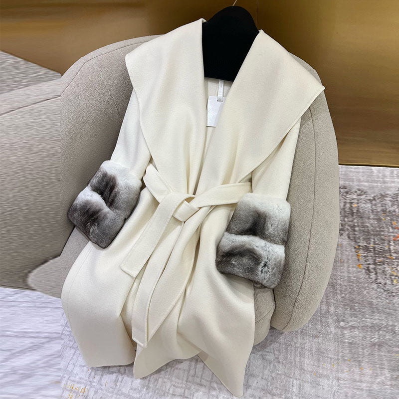 Cashmere Rex Rabbit Fur Sleeves