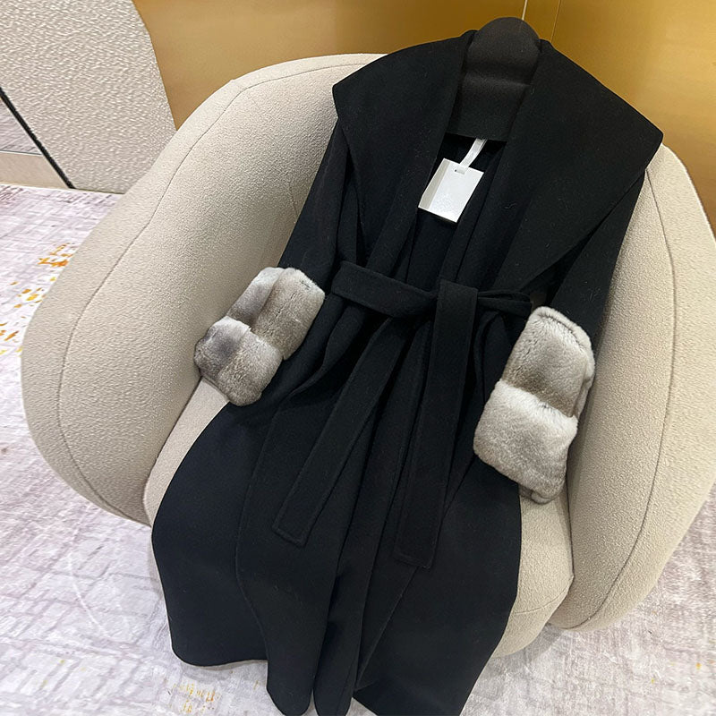 Cashmere Rex Rabbit Fur Sleeves