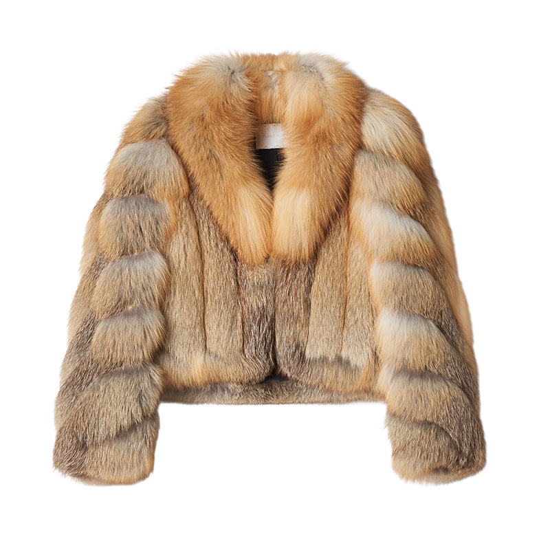 Fox fur coat