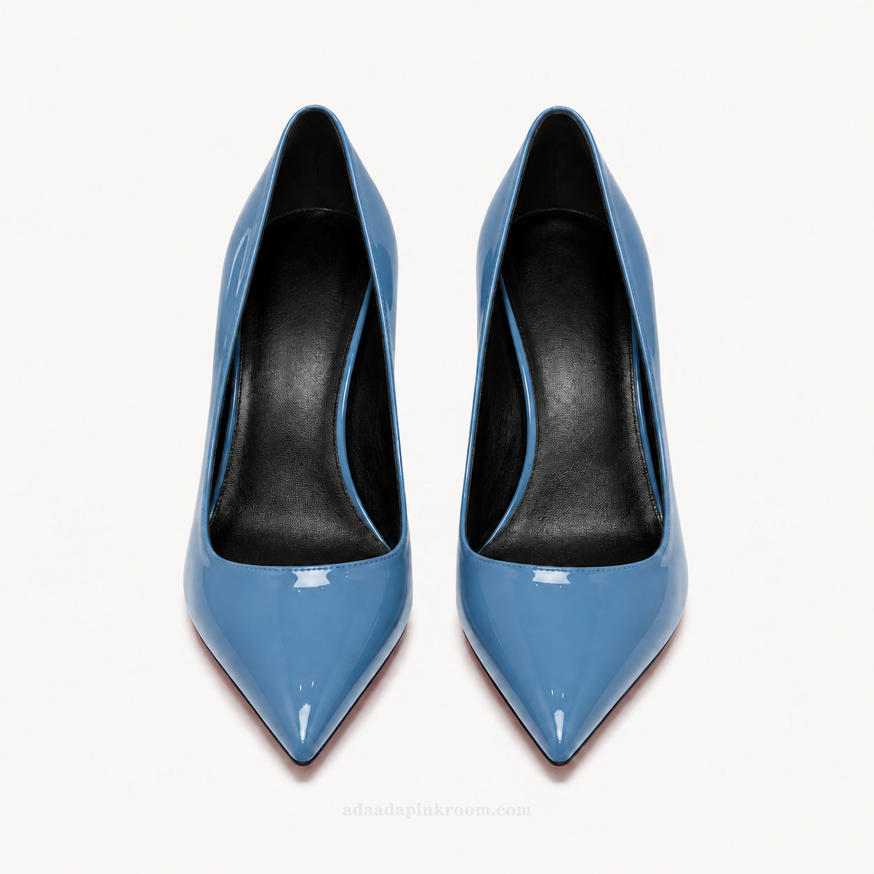 Calfskin Pointed-Toe Pumps