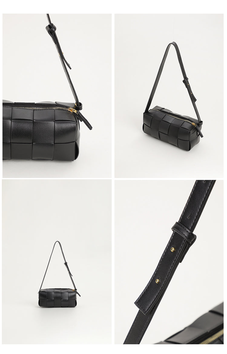 Genuine Leather Mini Crossbody Handbag