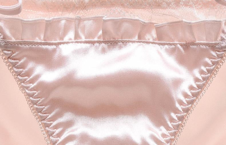 Lace lolita low waist sexy strappy briefs