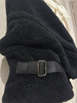 Biker Teddy Bear Alpaca Fur Jacket