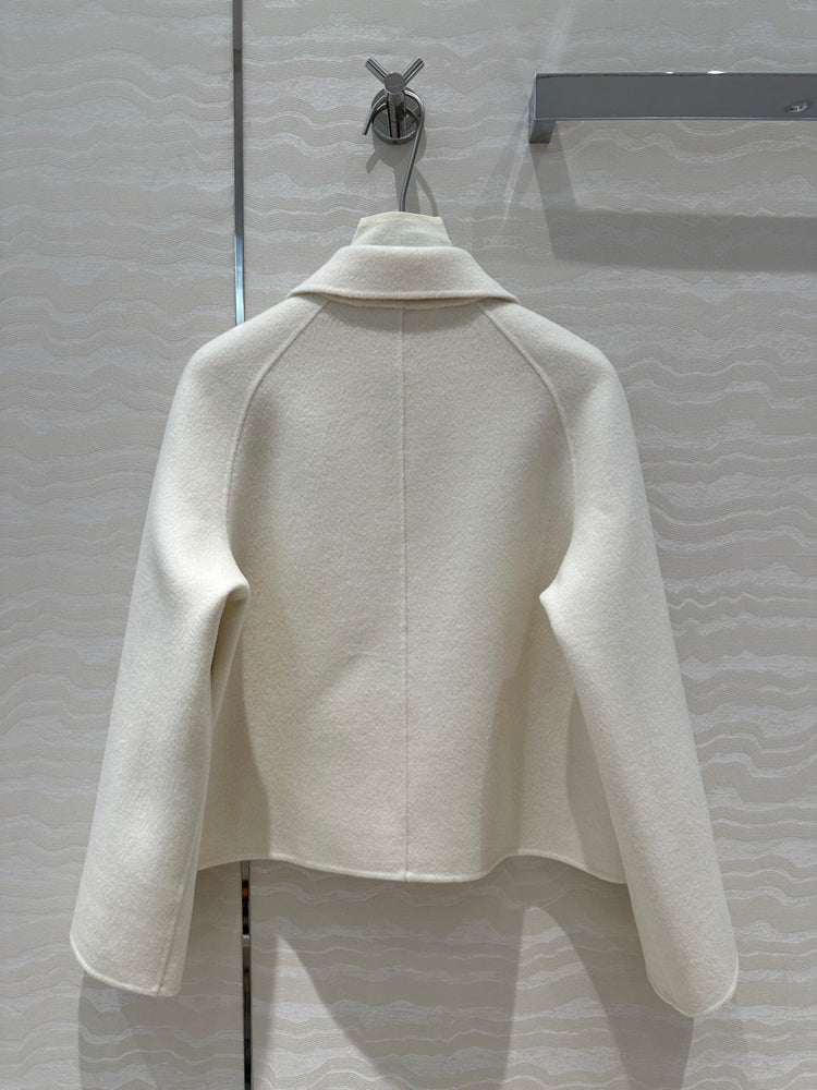 Double-faced cashmere jacket