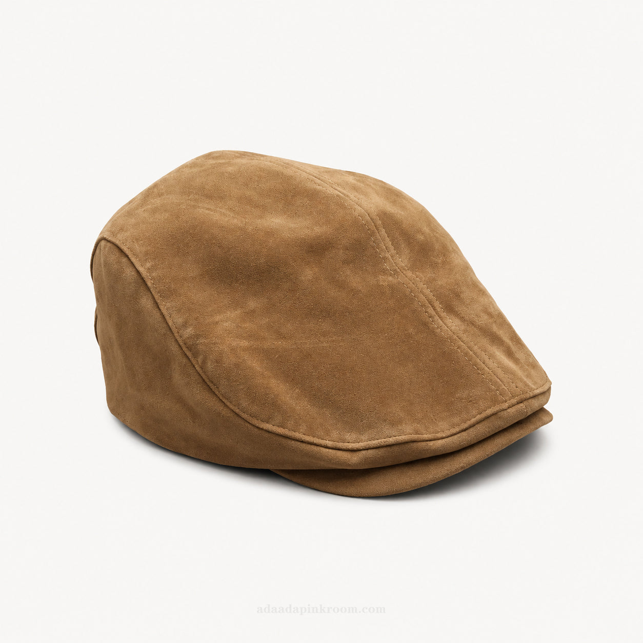Suede-Effect Flat Cap