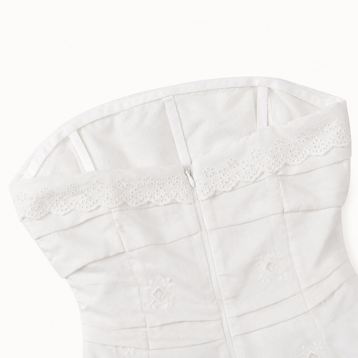 Blanca Eyelet Peplum Top