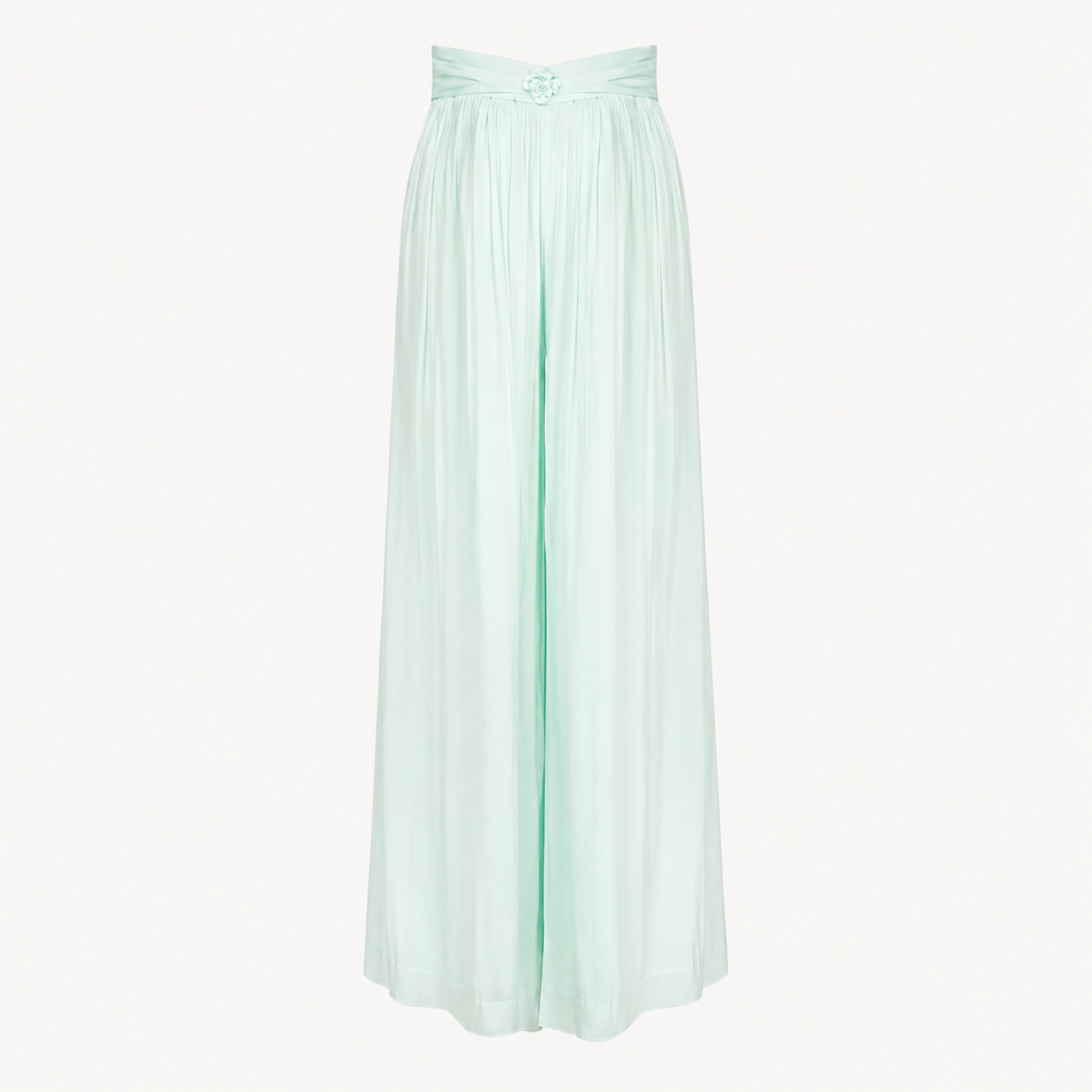 PLEATED WIDE-LEG PANTS