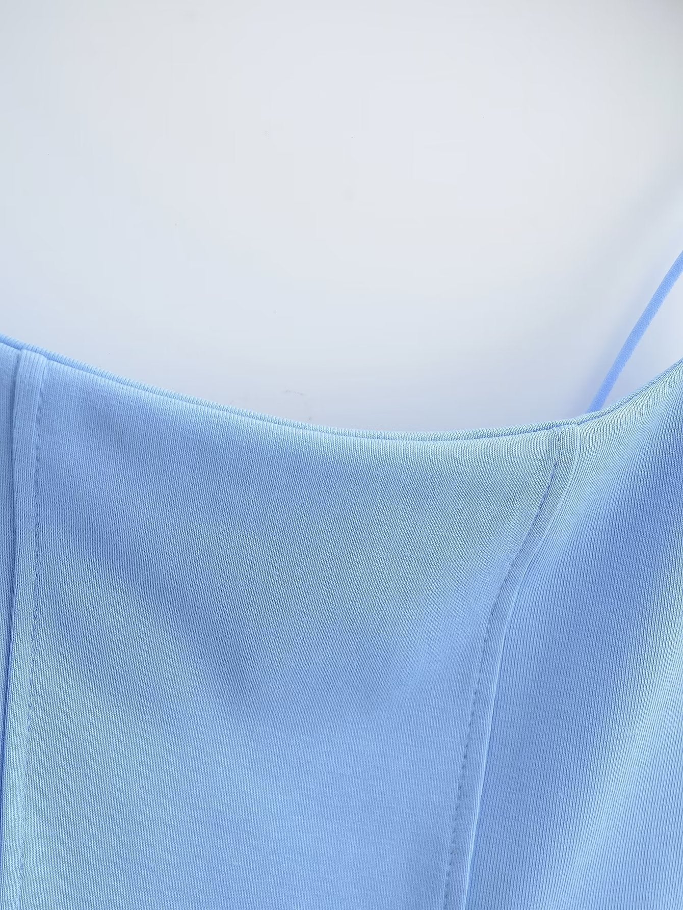 Lmitation fishbone camisole with bottoming top