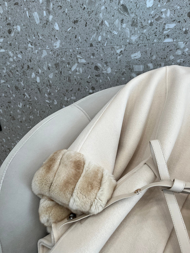 Cashmere Cape Rabbit Fur