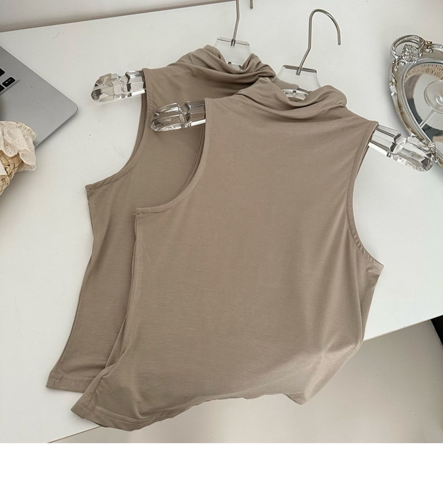 Sleeveless Slim Tank Top Hot Girl Low Waist Flare Pants Set Two-piece Set