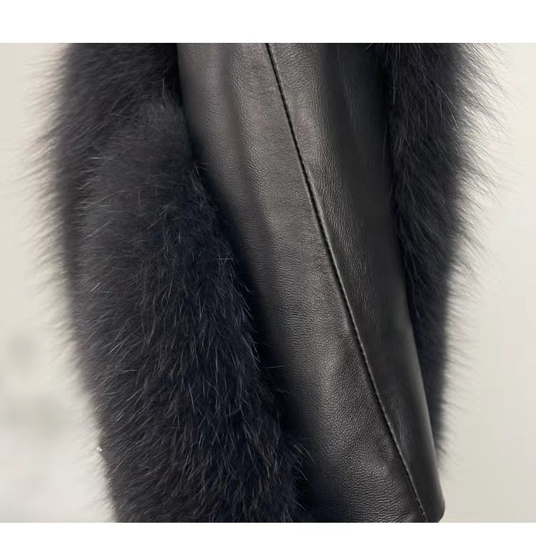 Short fur vest