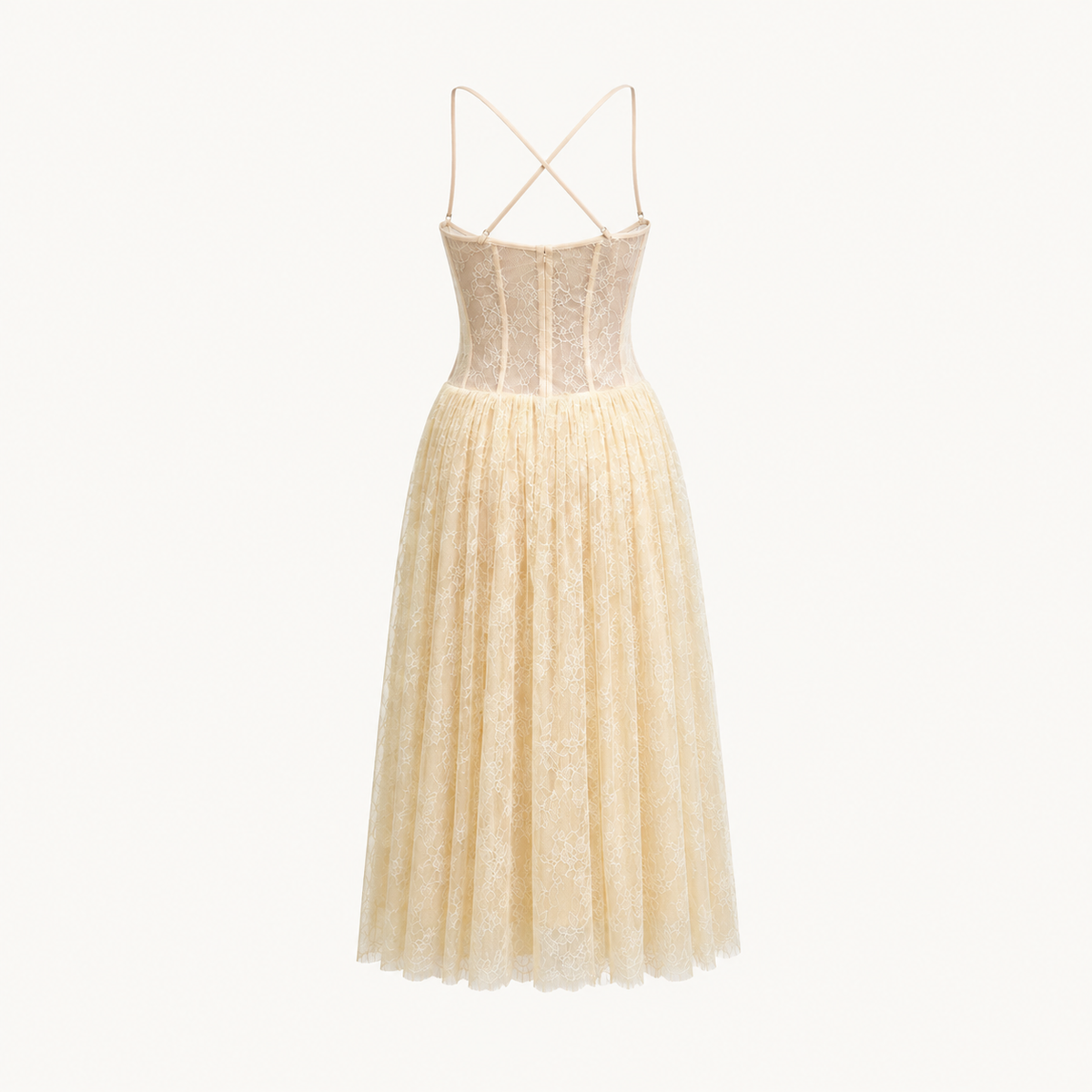 Marigold Lace Maxi Dress