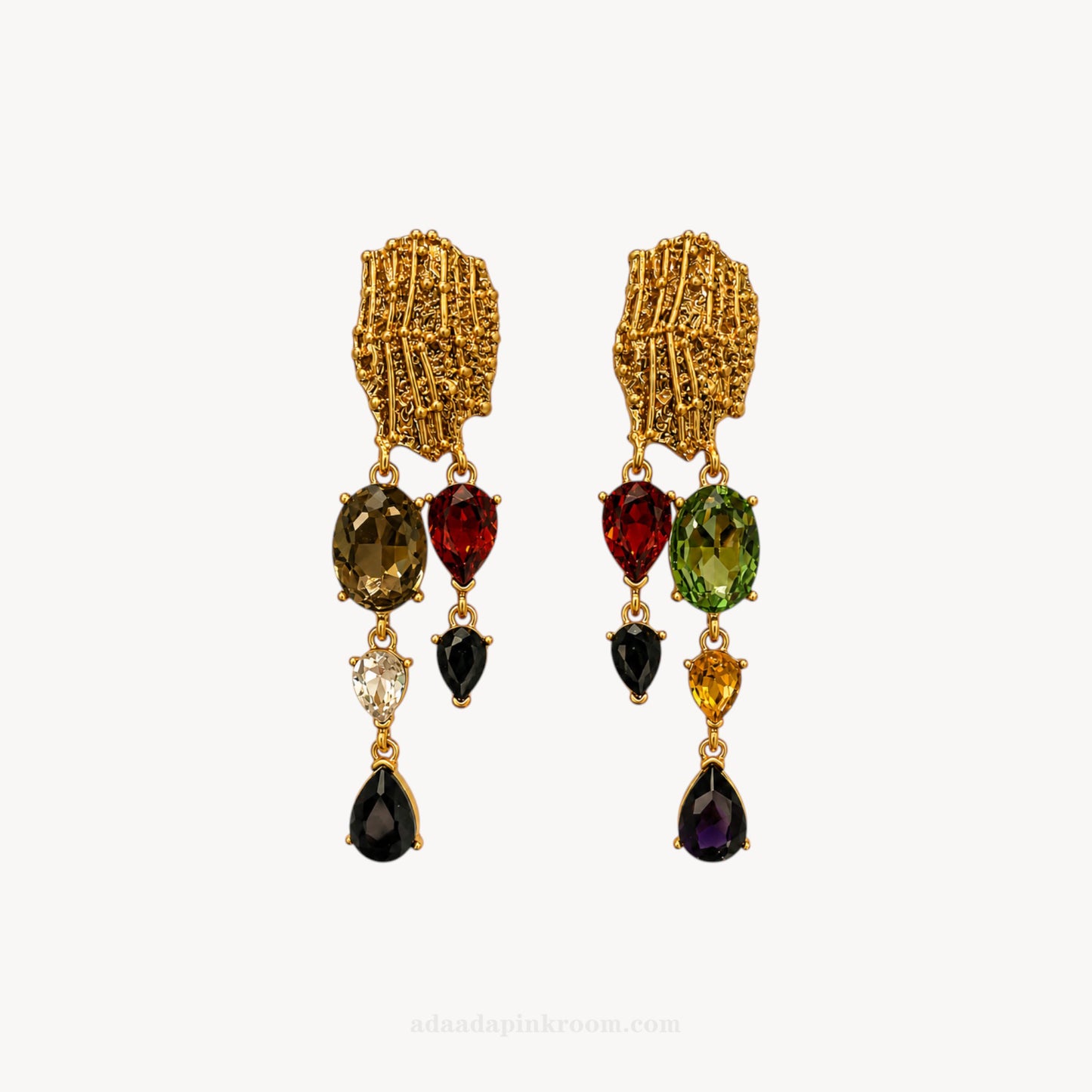 Multicolored Jewel Earrings