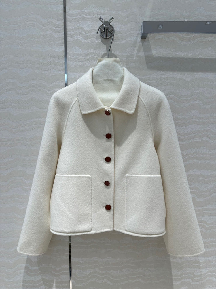 Double-faced cashmere jacket