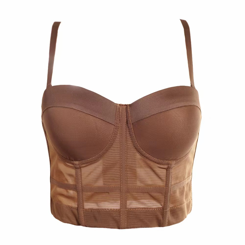 European and American breast-revealing and waist-slimming suspenders
