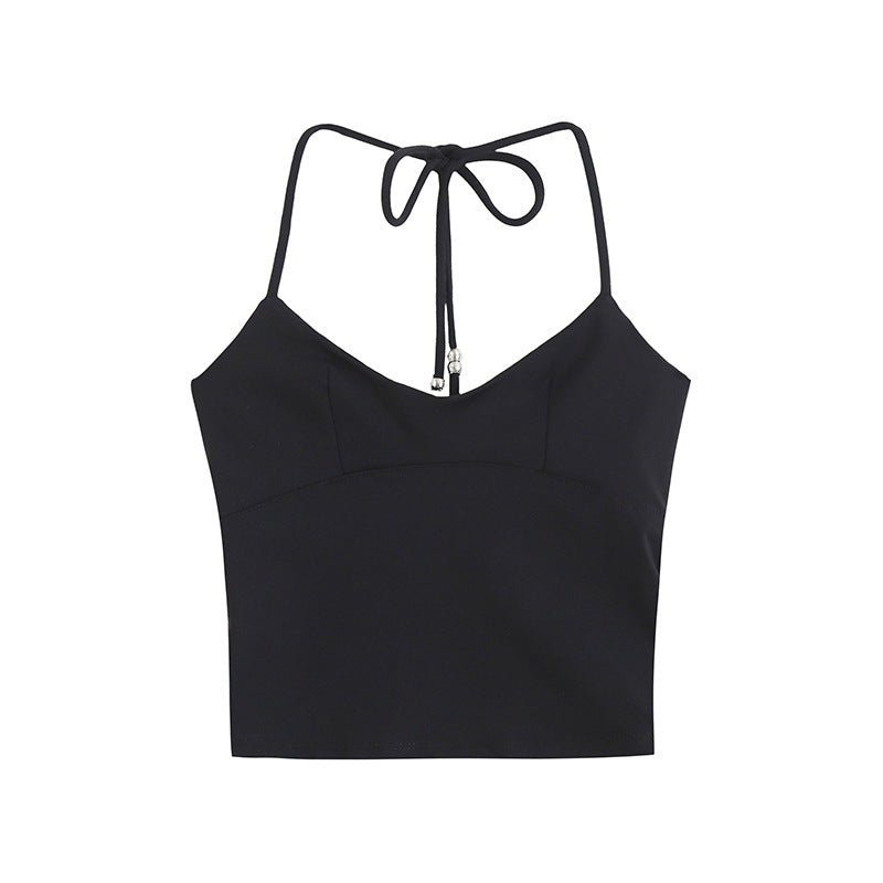 Hot girl halter neck camisole