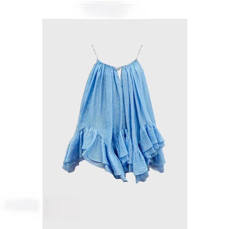 Blue camisole niche design