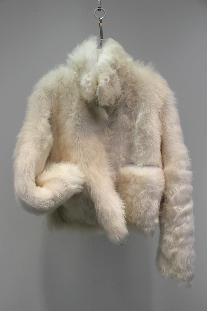 High-quality non-shedding soft Hu Sheep lambskin fur coat