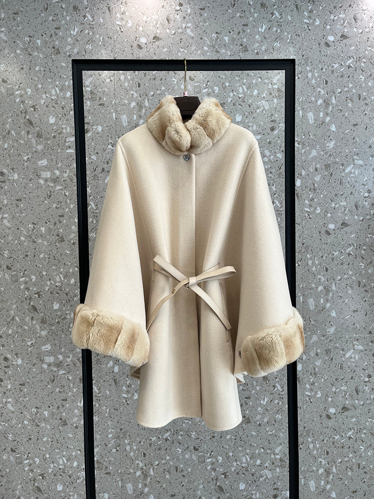 Cashmere Cape Rabbit Fur