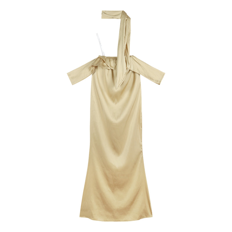 Light French tube top dress