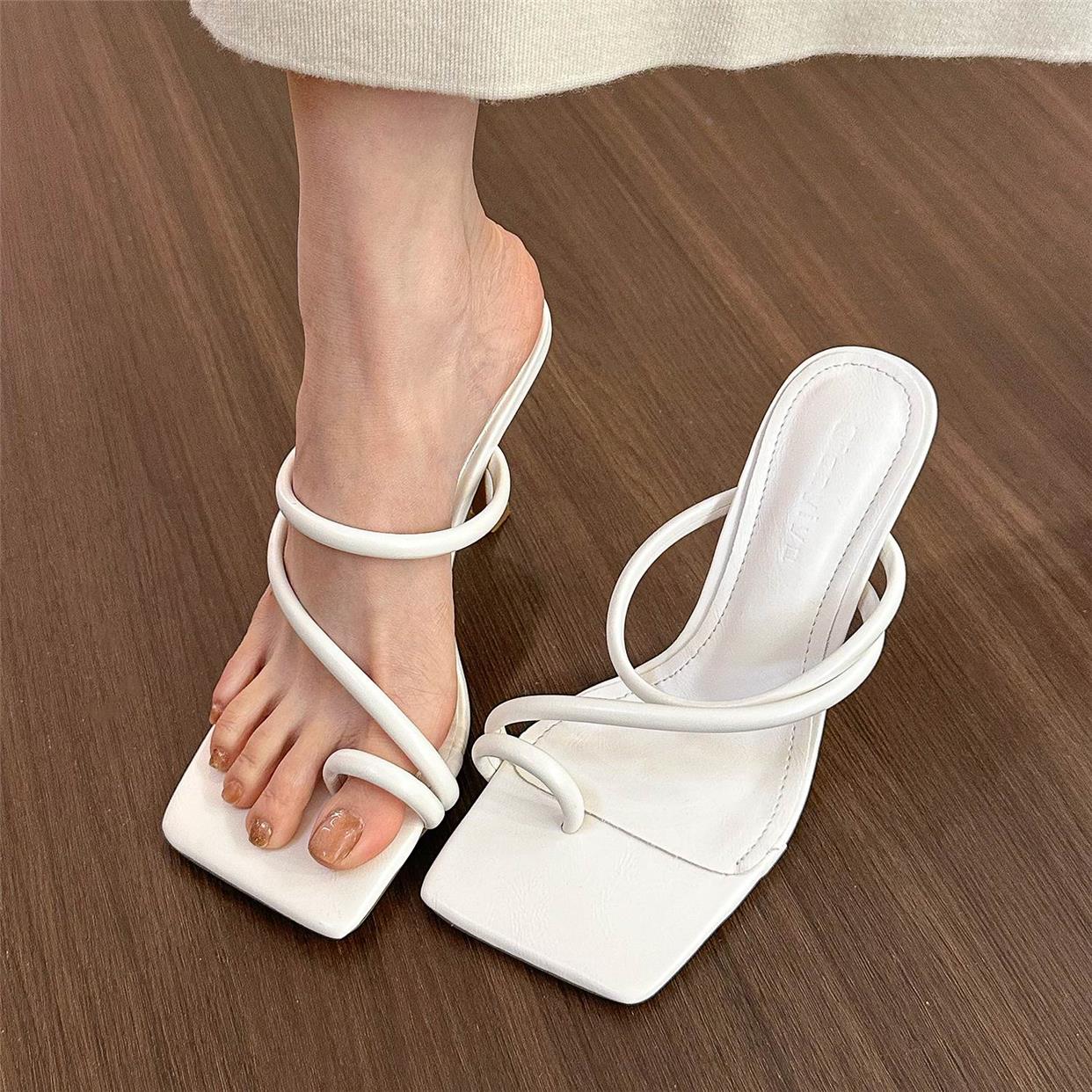 New square toe stiletto high heels