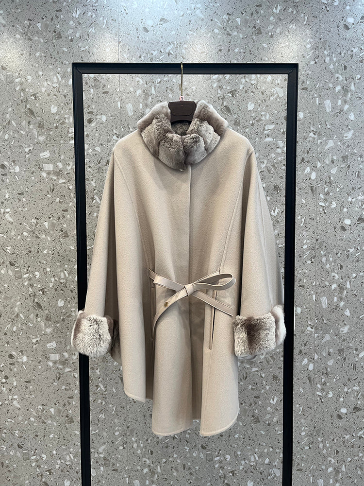 Cashmere Cape Rabbit Fur