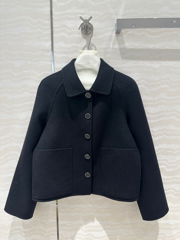 Double-faced cashmere jacket