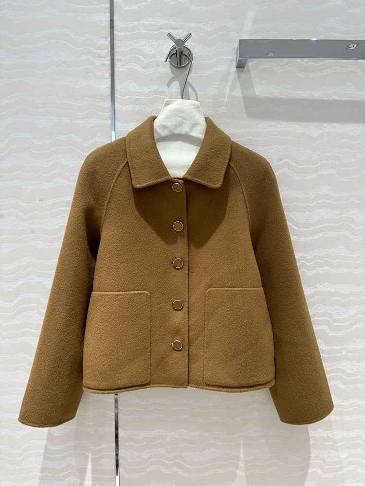 Double-faced cashmere jacket