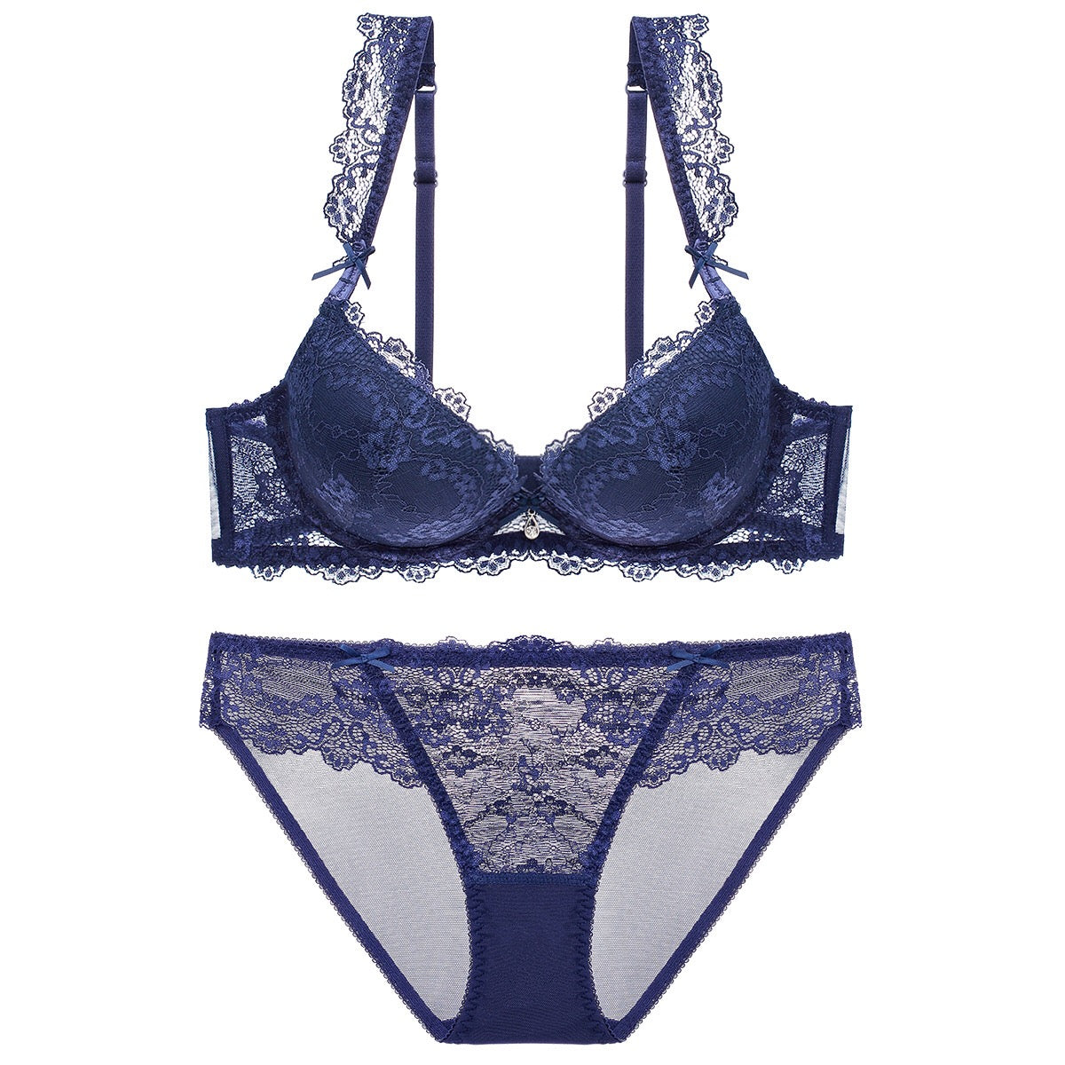 New lingerie set push up lace bra