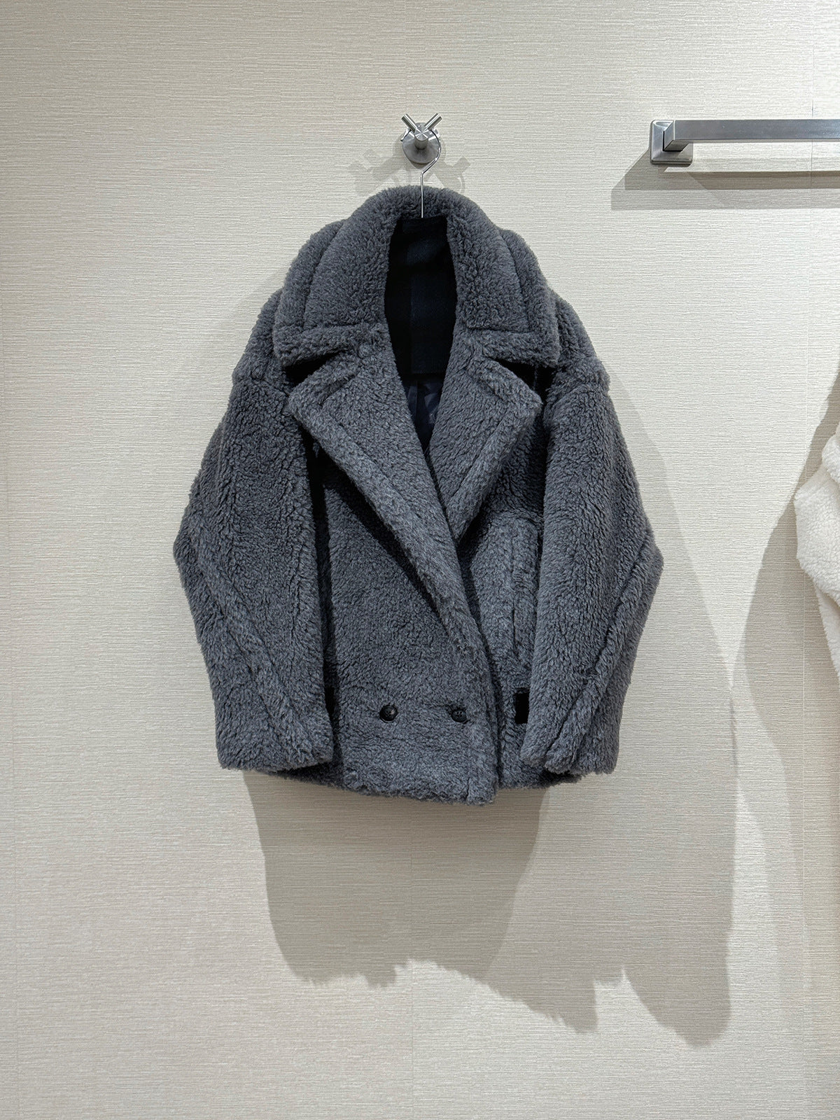 Biker Teddy Bear Alpaca Fur Jacket